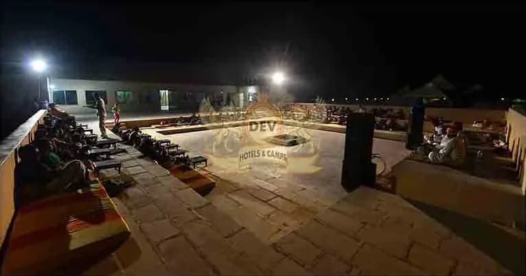 Amphitheatre at night