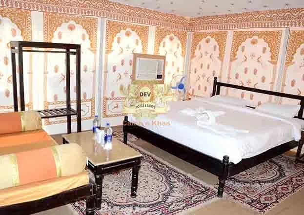 Luxury Swiss tent interior