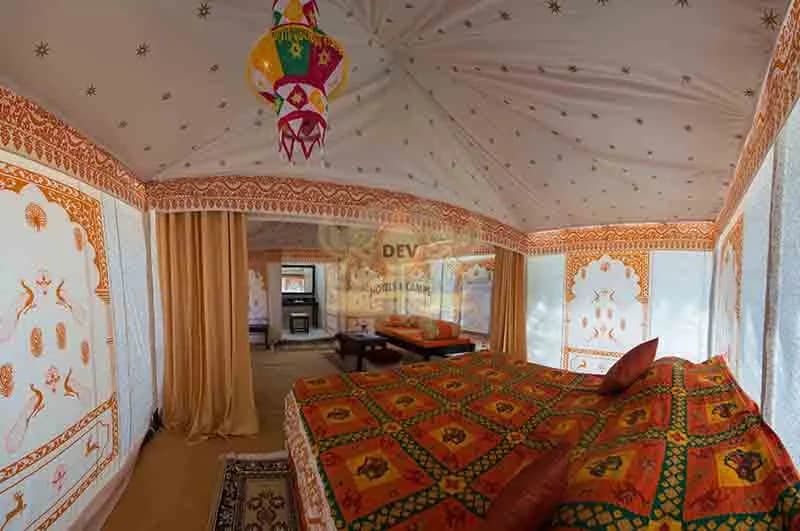 Superior tent bedroom